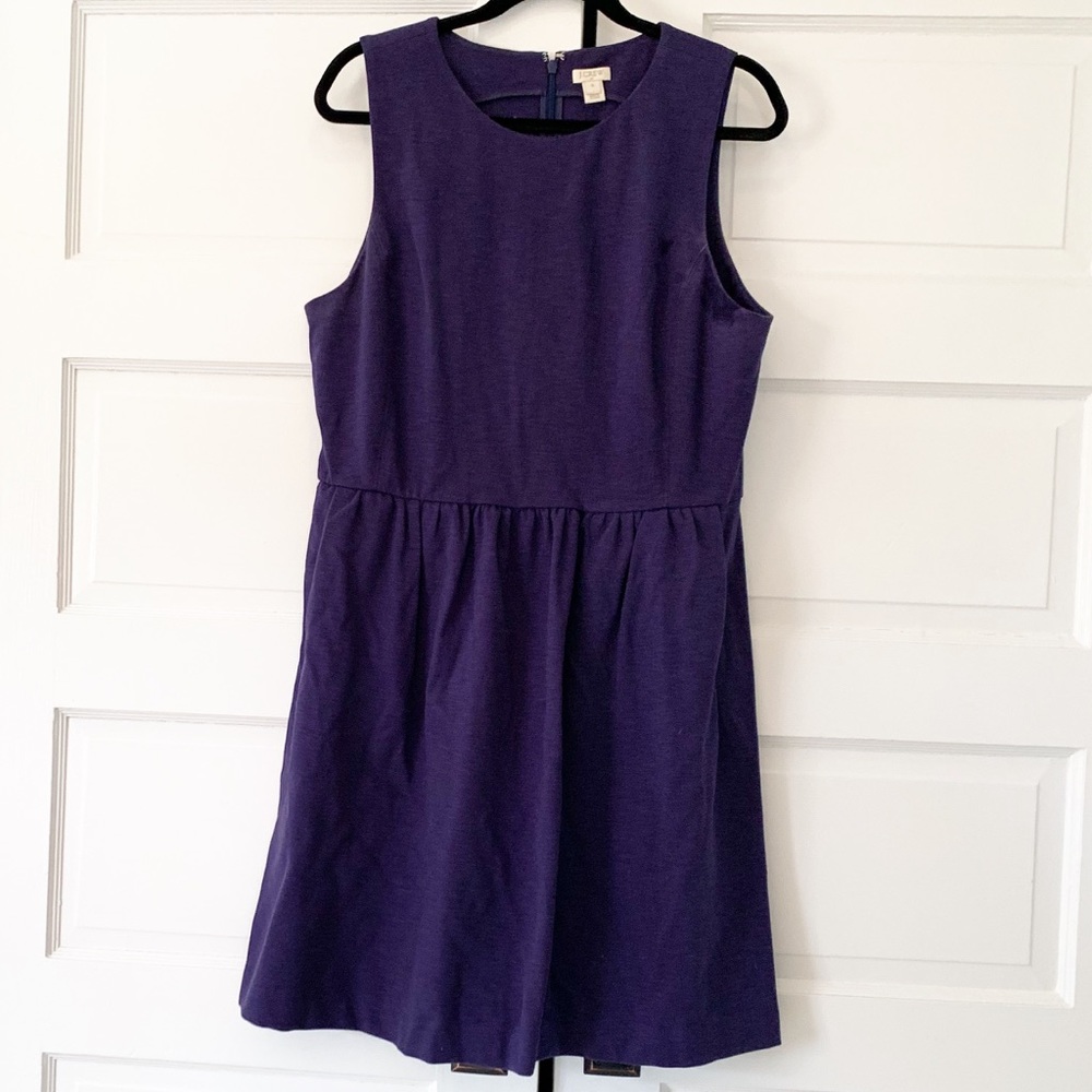 JCrew Empire Waist Dress in Navy